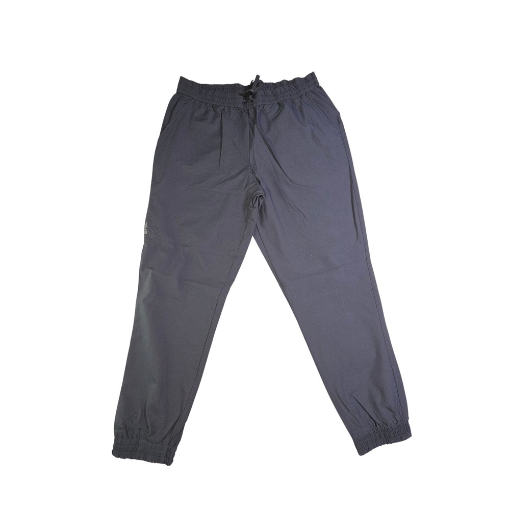 Bass Outdoor Womens Jogger Pants Navy Blue Elastic Waist Hiking Active Size L